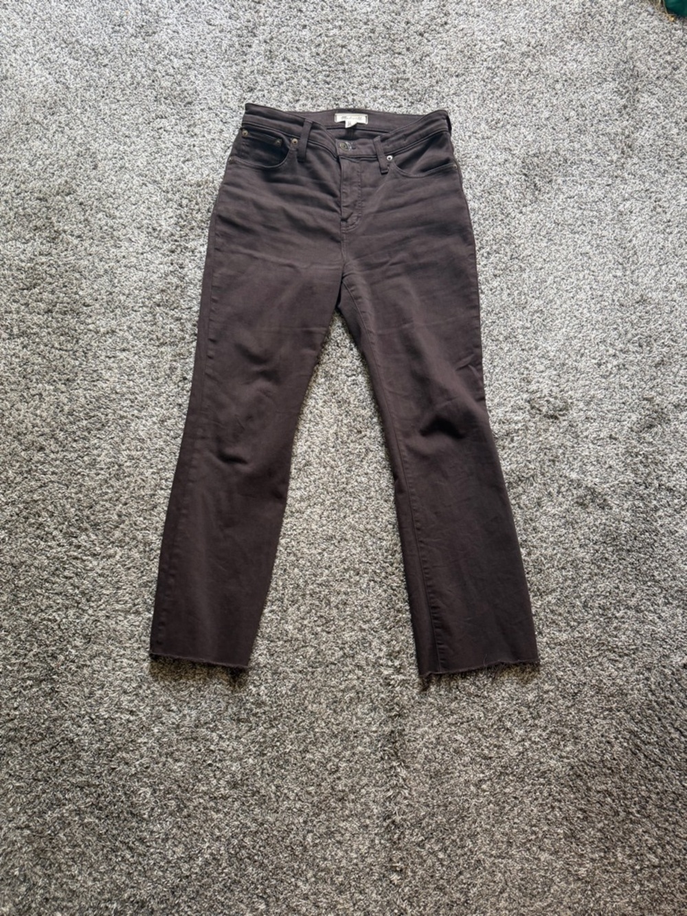Madewell Straight-Leg Jeans in Dark Brown